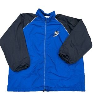 Boathouse Sports Waterproof Windbreaker Jacket XL Colorblock Retro 90s Zip Up